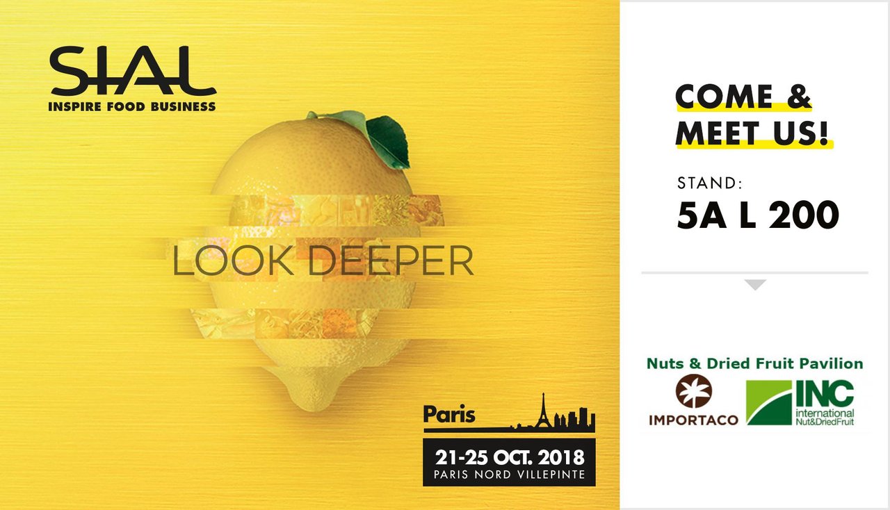 We will participate at the SIAL trade fair in Paris, held at October