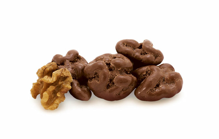 Nueces con chocolate