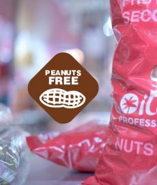 envase logo peanuts free
