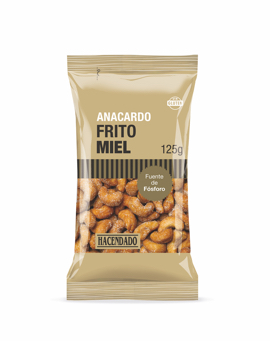 anacardo frito con miel Hacendado