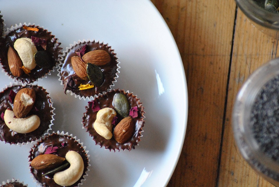 petit fours con frutos secos