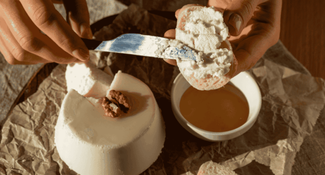 Free from dairy products