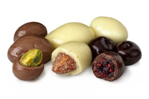 Bombón mix almendra, arándano y pistacho