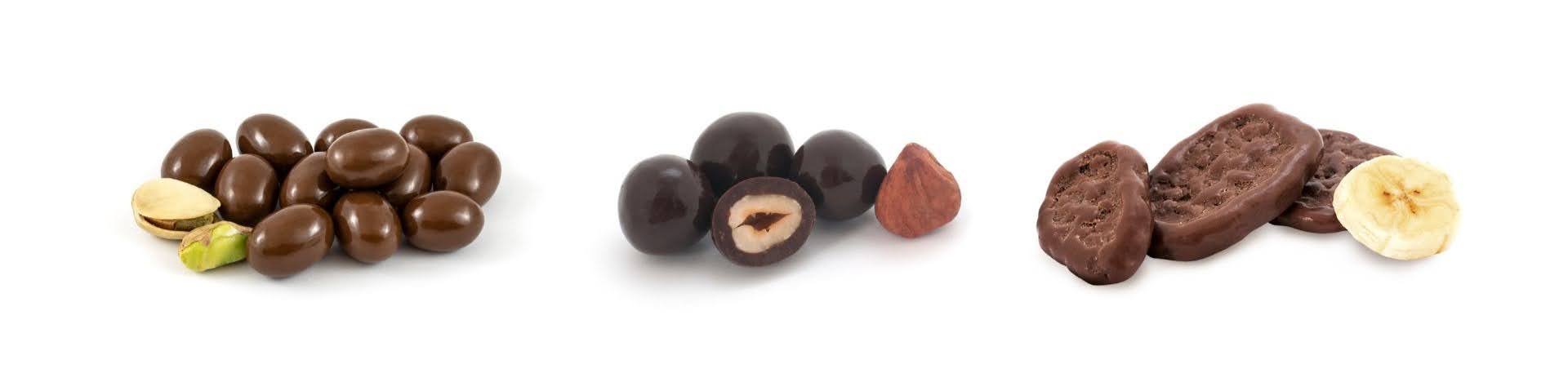 Frutos secos chocolateados