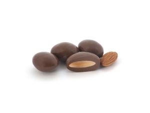 Bombón almendra con chocolate belga