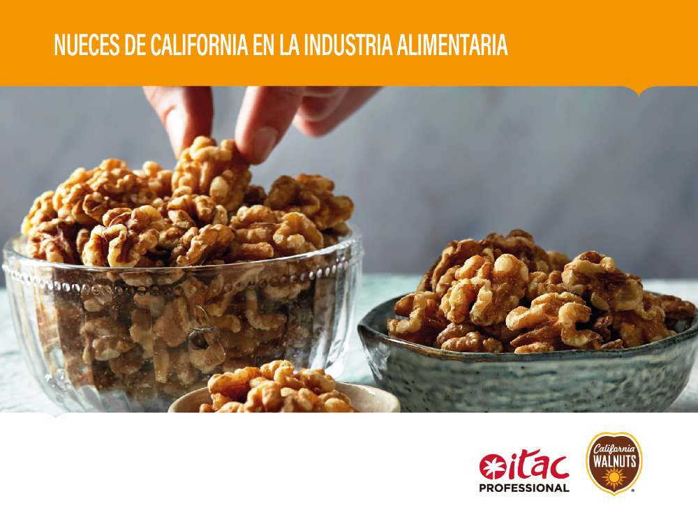 Libro nueces junto a la California Walnut Commission