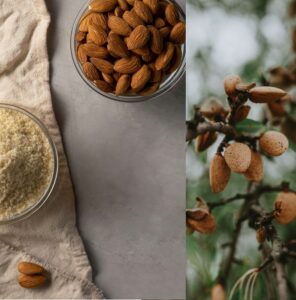 Almond products and almond tree