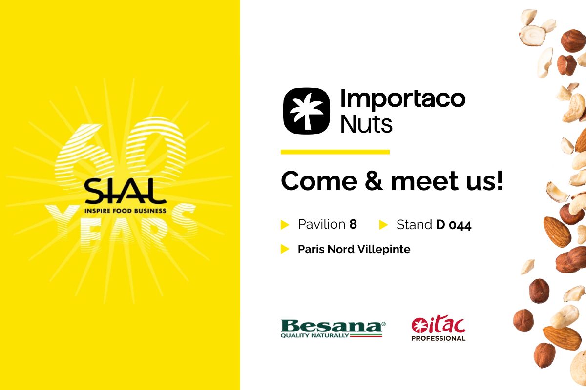 Importaco Nuts Present at the SIAL Exhibition from October 19 to 23