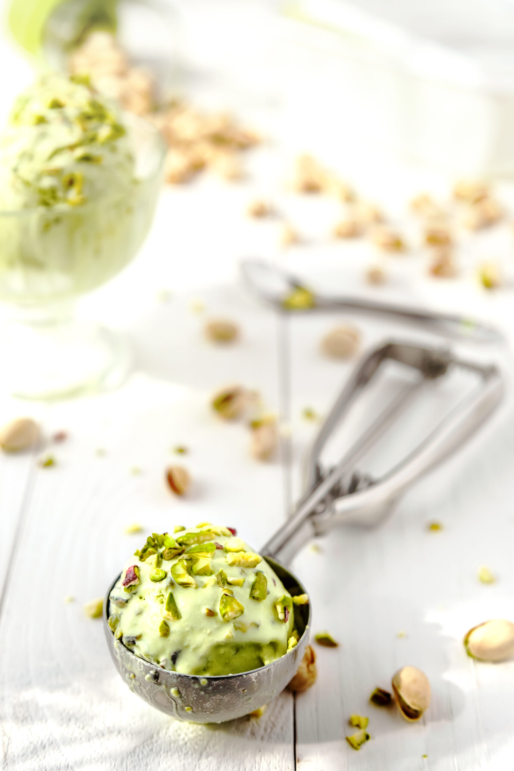 helado de pistacho