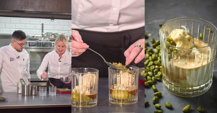 Espresso Affogato Pistachio Cream